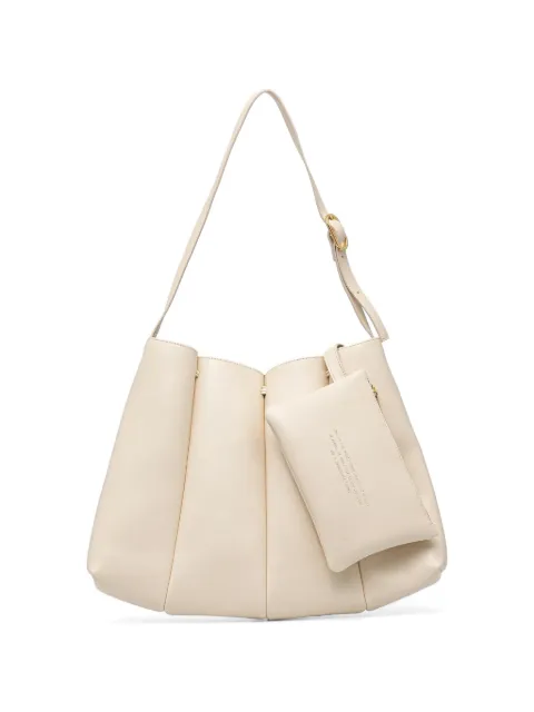 Themoirè Calipso pleated-effect shoulder bag Neutrals 261WTMCS0
