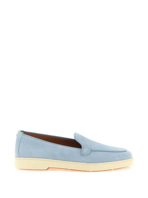 Santoni suede loafers Blue WUYA72027TISNORBZ52