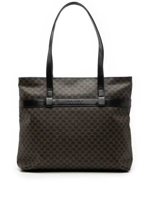Celine Pre-Owned 2000 Macadam Coated Canvas tote bag Black JIR2G9HOST76CLJ6