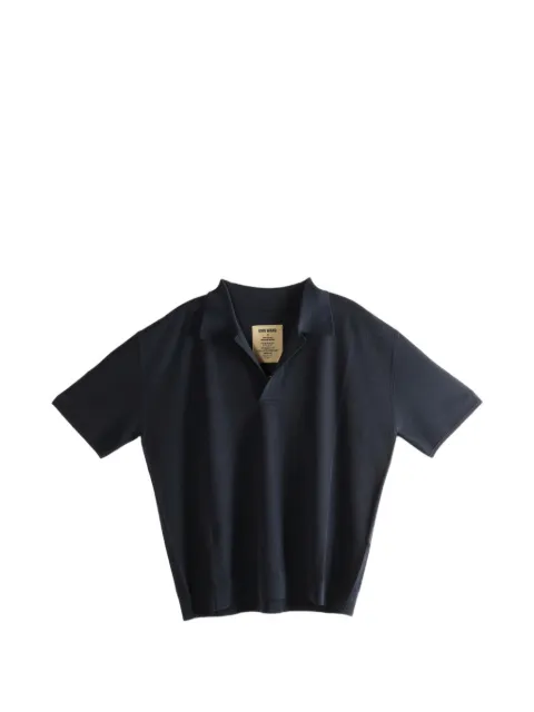 Uma Wang short-sleeves polo top Blue UK7543