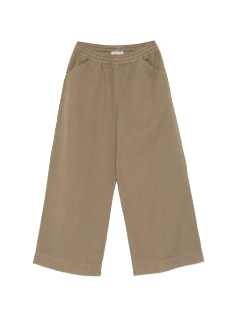 YMC elasticated trousers Brown U4AAB