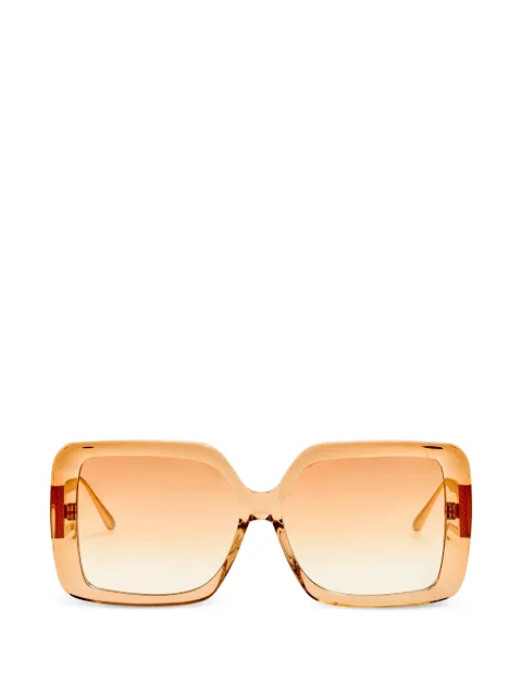 Linda Farrow Macy square-frame sunglasses Orange LFL1642C3SUN