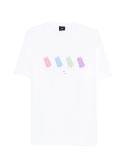 PS Paul Smith graphic-print T-shirt White M2R011RVP5780