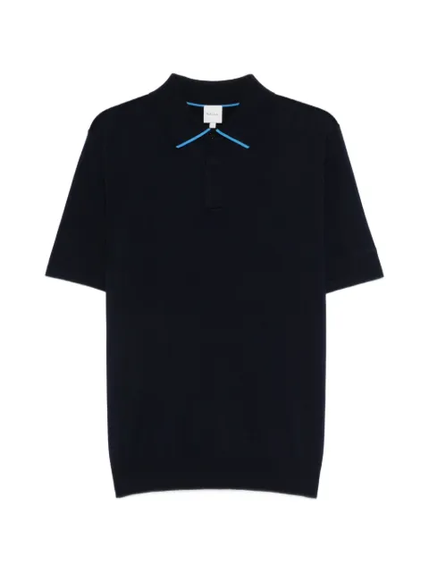 Paul Smith contrast-trim polo shirt Blue M1R777ZV03022