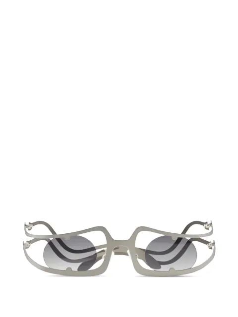 Henrik Vibskov Robyn geometric-frame sunglasses Grey SS24KEYA901