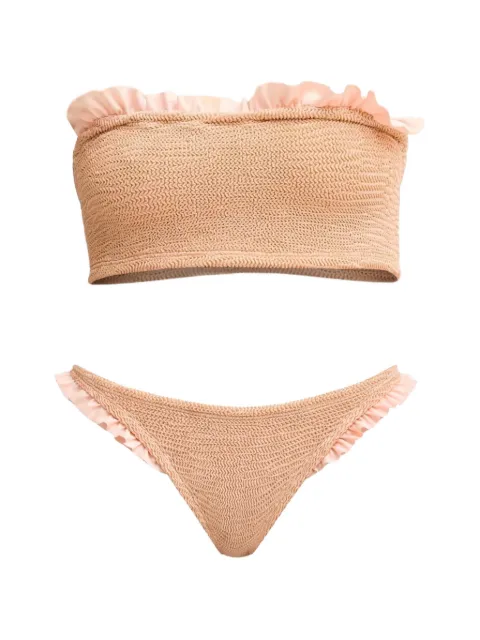 PARAMIDONNA Kylie ruffled bikini Orange SS25SKP