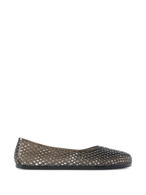 Ancient Greek Sandals Iro round-toe ballet flats Black 121041173