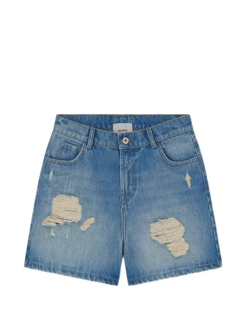 Halfboy distressed-effect denim shorts Blue HS251WB003DM003