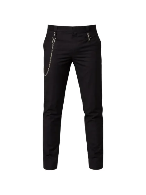 Les Hommes Urban chain trousers Black LHB2526012BLACK
