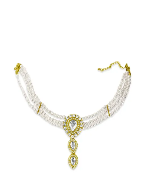 HZMER JEWELLERY Regal Empress pearl necklace Gold MCREPNG551