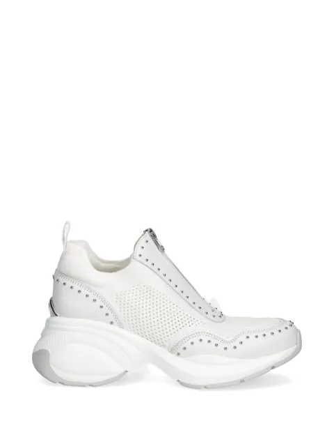 Michael Michael Kors Zuma studded zip sneakers White 43R6ZUFP2D085