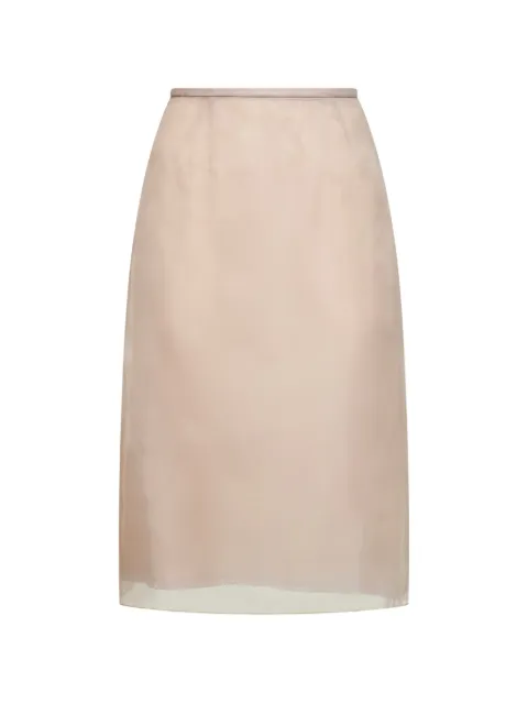Blanca Vita fitted skirt Neutrals GUNZY5824AGATA