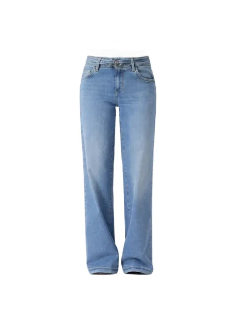 LIU JO flared buckle jeans Blue UA6160D0264