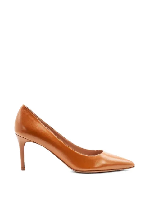 Festa Milano pointed-toe leather pumps Brown ASIANNAPPACUOIO