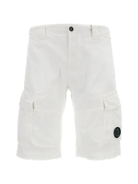 C.P. Company cargo belt loops shorts White RSCMBE746A005694G103