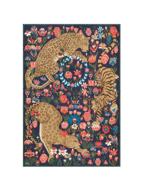 Inoui Editions graphic-print scarf Blue ET222JO14