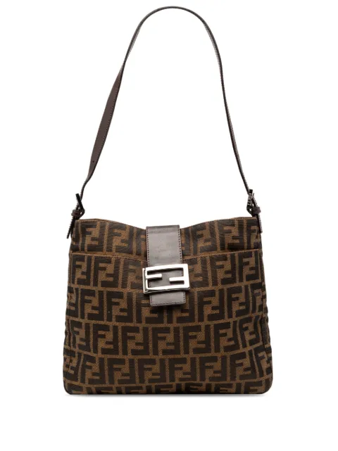 Fendi Pre-Owned 2000-2010 Zucca Canvas shoulder bag Brown H4IIZYSWUAYLPI88