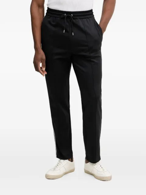 Michael Kors drawstring-fastening stripe-detail track pants Black CR652DG7ZP