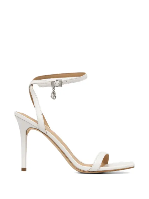 Michael Michael Kors Liana ankle-strap logo-charm sandals White 40R6LNHS1L085