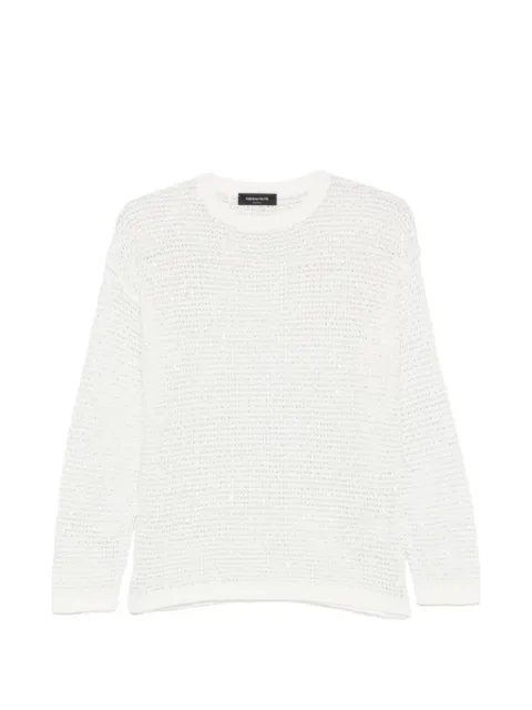 Fabiana Filippi crew-neck sweater White MAD276F534M120