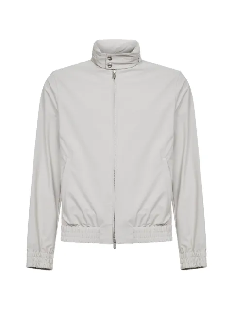 Brunello Cucinelli snap-buttoned zip-fastening jacket Grey MZ4266525C1782
