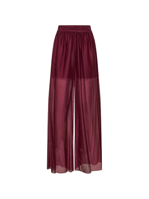 Blanca Vita elasticated-waist pants Red PRIZZI1824