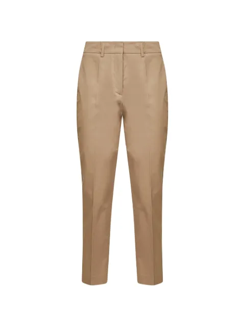 Blanca Vita pressed tapered trousers Neutrals PARES3514SABBIA