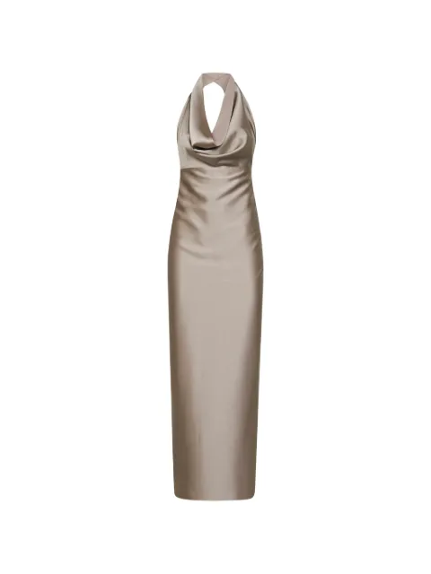 Blanca Vita halterneck dress Neutrals ANTEA4762