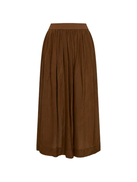 Uma Wang pleated skirt Brown UP2002