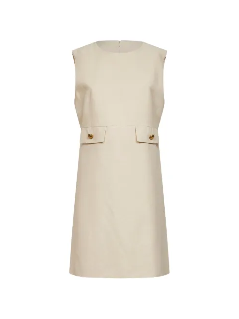 P.A.R.O.S.H. pocket shift dress Neutrals D731377GRAISA26003