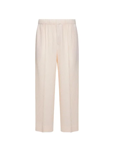 Homme Plissé Issey Miyake elasticated pleated trousers Neutrals JF01420