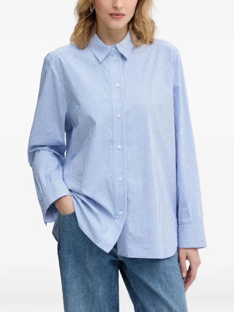 MUNTHE striped-pattern shirt Blue 254100925423