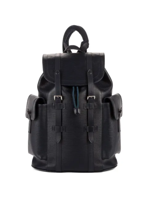 Louis Vuitton Pre-Owned Christopher Épi-leather backpack Blue TR3129