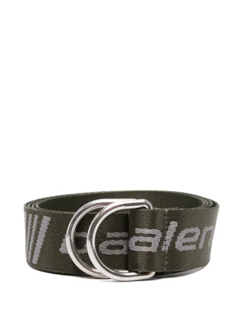 Balenciaga D Ring logo belt Green 8509352AB5W