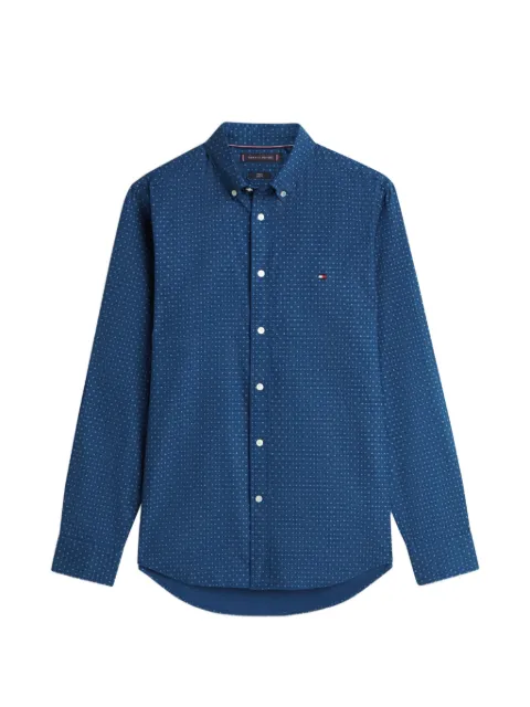Tommy Hilfiger polka-dot shirt Blue MW0MW41670DBZ