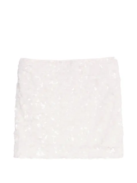 Calvin Klein sequin-embellished mini skirt White LV047E601GYBH