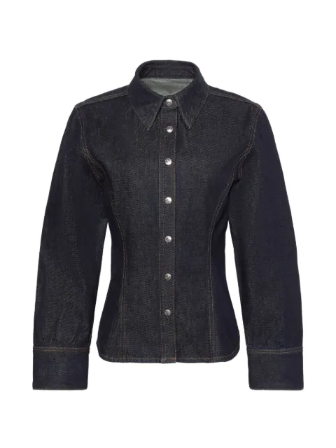 Calvin Klein buttoned long-sleeve shirt Blue LV047E709GGXB