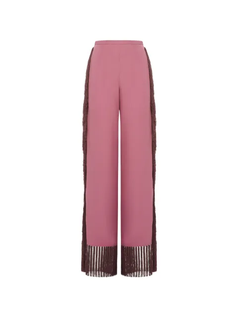 Taller Marmo Alabama fringed trousers Pink TMRA2619309