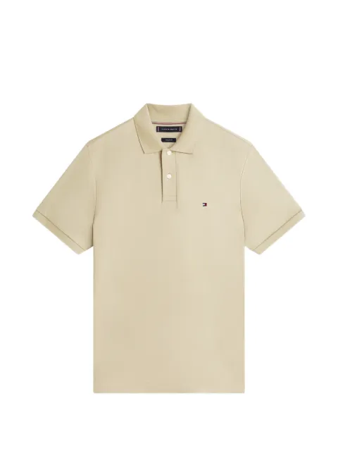 Tommy Hilfiger chest-logo polo shirt Neutrals MW0MW39994M03