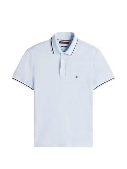 Tommy Hilfiger short-sleeve chest-logo polo shirt Blue MW0MW39993C1O