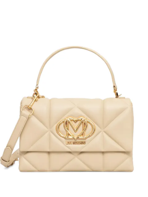 Love Moschino quilted tote bag Neutrals JC4112PP1OLC0