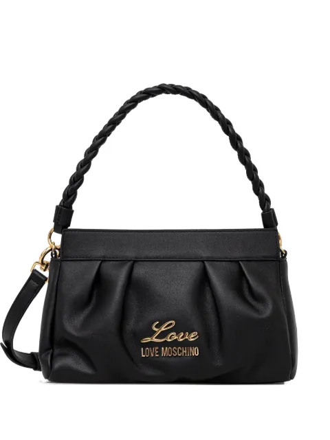 Love Moschino braided-handle tote bag Black JC4159PP1OL19