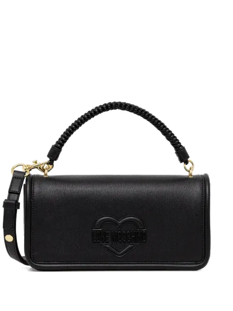 Love Moschino braided-handle tote bag Black JC4096PP1OLL0