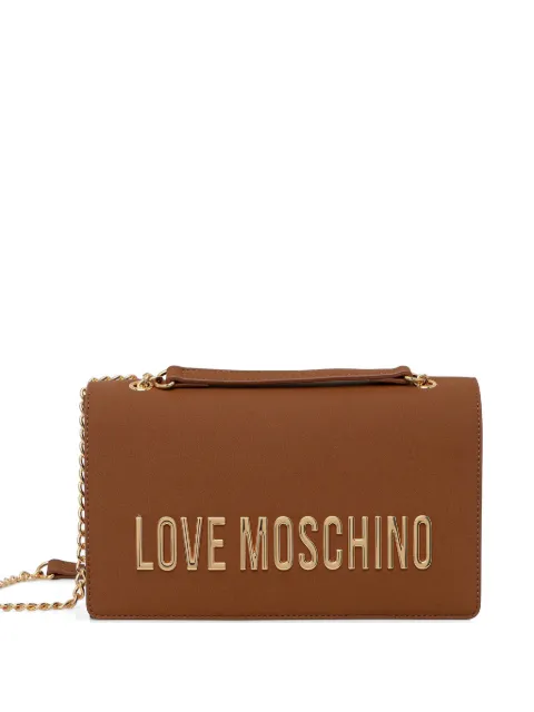 Love Moschino chain-strap cross body bag Brown JC4192PP1OKD0