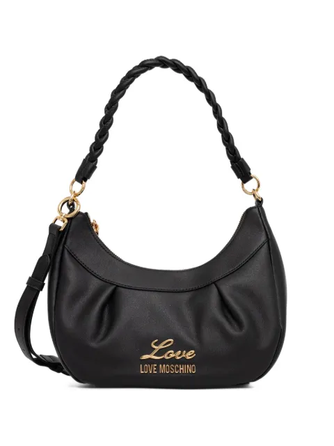Love Moschino braided-handle tote bag Black JC4161PP1OL19