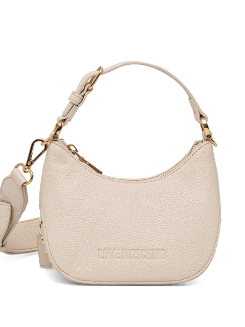 Love Moschino embossed-logo shoulder bag Neutrals JC4019PP1OLT0