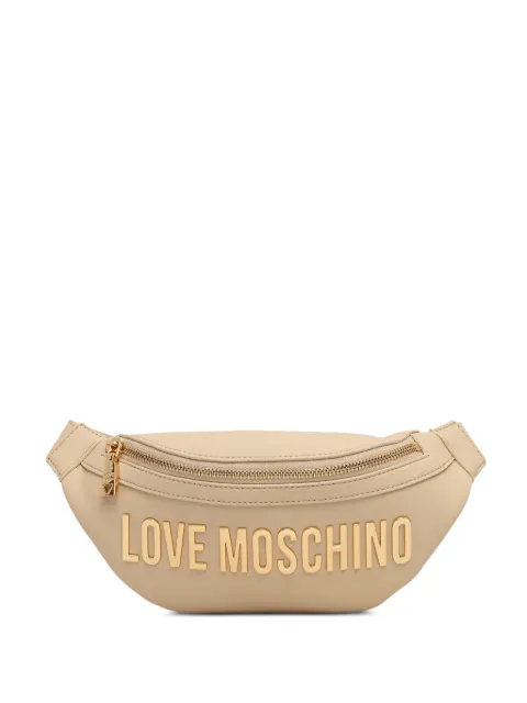 Love Moschino logo-detail buckle belt bag Neutrals JC4195PP1OKD0