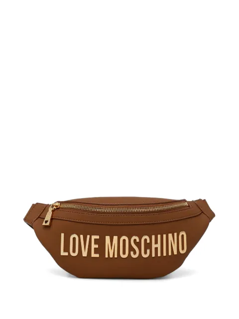 Love Moschino logo-detail buckle belt bag Brown JC4195PP1OKD0