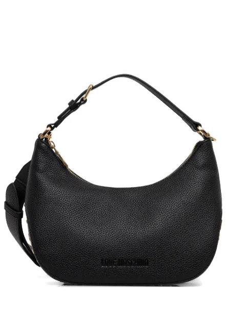 Love Moschino logo-lettering cross body bag Black JC4018PP1OLT0