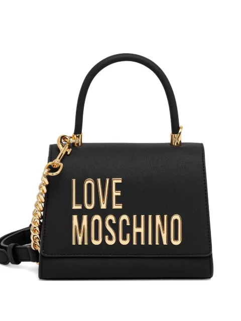 Love Moschino chain-strap top handle tote bag Black JC4024PP1OKD0